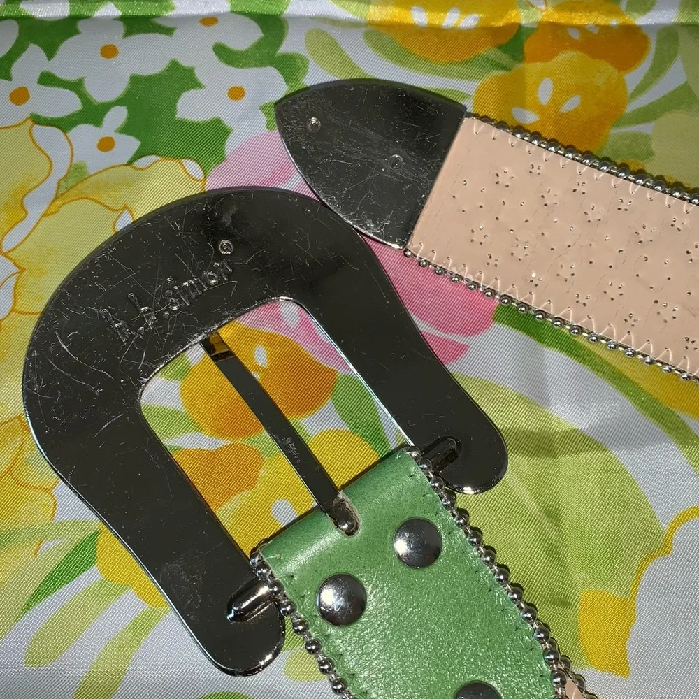 💎 SALE💎 bb simon Leather Belt - Unisex - Picture 4 of 14
